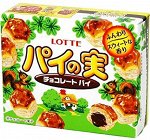Печенье бисквитное Pie No Mi cо вкусом шоколада, Lotte, 73гр., 1/10/60
