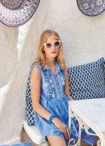 Платье (Elsa sleeveless shirt dress)