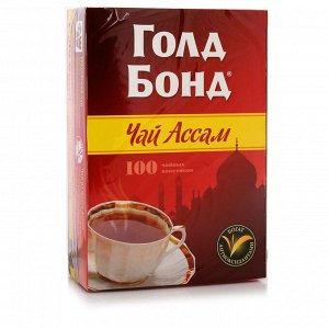 Чай "Голд Бонд" Ассам 100пк. , шт