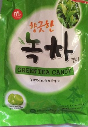 Карамель с зеленым чаем  GREEN TEA CANDY ТМ Mammos 100гр 1/20