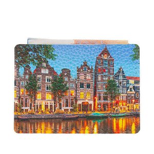 Чехол для карт. Ночной Амстердам
