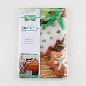 Скатерть с пропиткой «Новогодние сладости», 120х140 см, оксфорд, 240 г/м2, 100% полиэстер