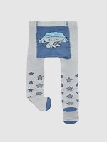 КД 0165 колготки детские ПАМПЕРСЫ, 74-80, светло-серый