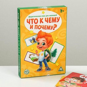 Настольная дидактическая игра «Что к чему и почему?»