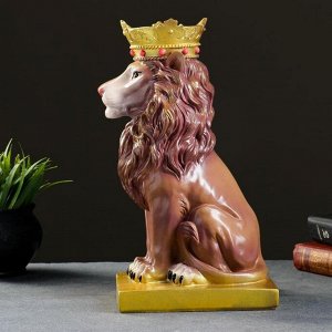 Копилка "Лев с короной" цветной 35см