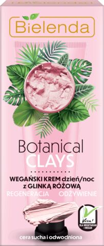 BOTANICAL CLAYS веганский крем с розовой глиной день/ночь 50 мл (*6)