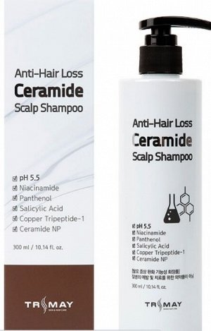 Trimay Cлабокислотный шампунь с керамидами против выпадения (пробник) Anti-Hair Loss Ceramide Scalp Shampoo