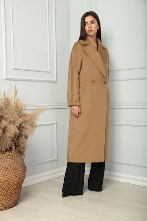 Пальто Пальто SandyNA 13814 песочно-коричневый 
Состав ткани: Вискоза-30%; ПЭ-52%; Шерсть-18%; 
Рост: 170 см.

Пальто женское прямого силуэта . По переду функциональные карманы и застежка на две петл