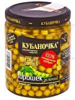 Горошек зел конс КУБАНОЧКА вс гост 460г стекло