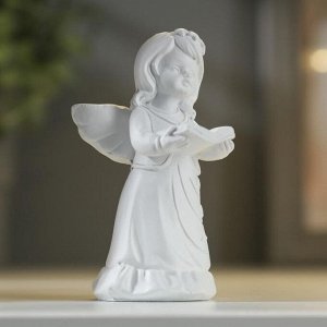 Сувенир полистоун &quot;Девочка-ангел в белом&quot; МИКС 9х4,5х5 см