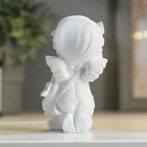 Сувенир полистоун "Белоснежный ангел-купидон" МИКС 10,3х5,5х6,2 см
