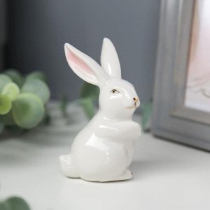 Сувенир керамика "Белый кролик" МИКС 6,3х3,5х3,7 см