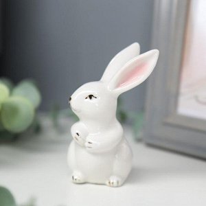 Сувенир керамика "Белый кролик" В АССОРТИМЕНТЕ 6,3х3,5х3,7 см