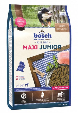 Bosch Maxi Junior сухой корм для щенков 3 кг