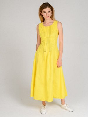 Платье Состав: Хлопок 100%; 
Сезон: Весна, Лето; 
Цвет: Желтый
