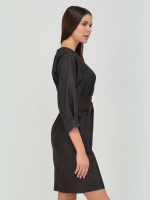 Платье. Цвет: коричневый