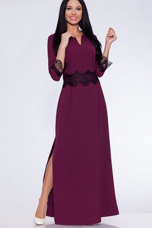 Платье Бордово-фиолетовый