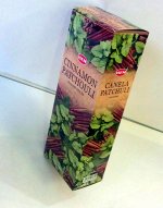 Благовония HEM шестигранники Cinnamon Patchouli Корица-Пачули