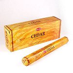 Благовония HEM, шестигранники, Cedar (Кедр)