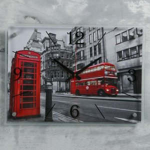 Часы настенные, серия: Город, "Лондон", 40х56  см, микс