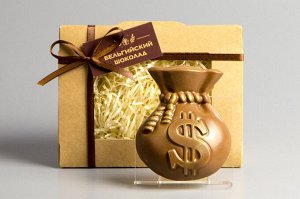Шоколадная фигурка «Мешочек с долларами»