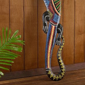 Панно декоративное "Ящерица геккон" 97х15х1,5 см МИКС