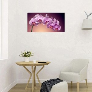 Картина на холсте" Ветка орхидеи" 50*100 см