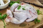 Натуральная ФЕРМЕРСКАЯ КУРОЧКА (бройлер), ПОЛОВИНА тушки 1,1-1,2 кг