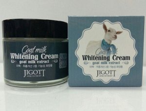 Отбеливающий крем с экстрактом козьего молока Jigott Goat Milk Whitening cream 70 мл