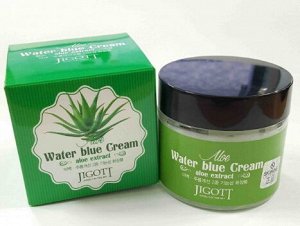 Крем увлажняющий для лица с экстрактом алоэ, Jigott ALOE Water BLUE Cream, 70 мл, Ю.Корея