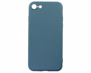 Чехол iPhone 7/8/SE 2020 Microfiber (темно-синий)