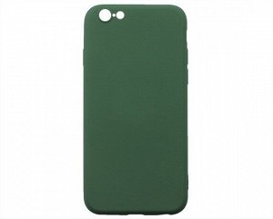 Чехол iPhone 6/6S Microfiber (темно-зеленый)