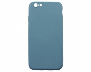 Чехол iPhone 6/6S Microfiber (темно-синий)