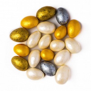 Яйца шоколадные с миндалём Перламутр, 75-80 г (срок годности до 02.10.2021)