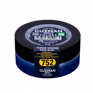 Краситель сухой жирорастворимый Темно-синий (752), GUZMAN, 5 г