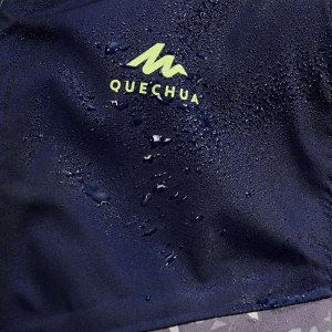 Куртка водонепроницаемая походная детская сине-серая MH150 QUECHUA