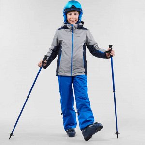 Брюки лыжные детские синие pnf 500 wedze