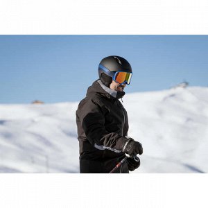 Куртка теплая лыжная мужская черная 500 wedze