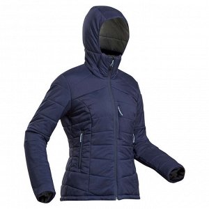 Куртка для треккинга в горах с температурой комфорта -10°c женская trek 500 forclaz