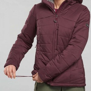 Куртка для треккинга в горах с капюшоном женский TREK 500 FORCLAZ