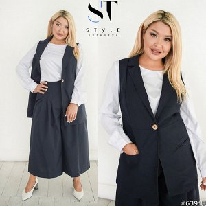 ST Style Костюм 63910 (жилет+брюки-кюлоты)