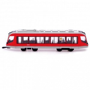 Трамвай металлический «Город», масштаб 1:43, инерция, МИКС
