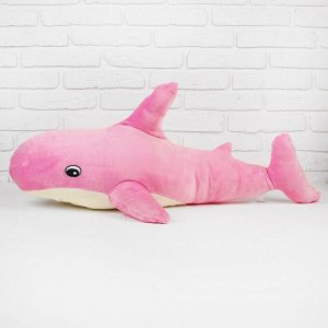 Мягкая игрушка «Акула», цвет розовый, 100х64 см