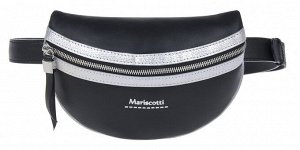 Сумка поясная Franchesco Mariscotti1-4619к-100лд черн+серебро