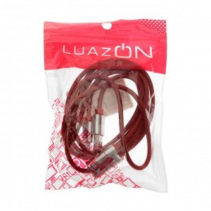 Кабель 3 в 1 LuazON, microUSB/Type-C/Lightning - USB, 1 А, 1.2 м, для зарядки, МИКС