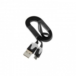 Кабель Defender USB08-03P, USB - microUSB, 1 м, чёрно-белый