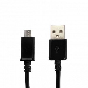 Кабель Ritmix RCC-110, micro USB - USB, 1 А, 1 м, черный