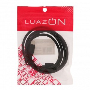 Кабель LuazON, Type-C - USB, 1 А, 1 м, чёрный
