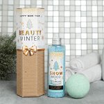 Набор Beauty winter: соль во флаконе, бомбочка для ванн