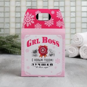 Набор Grl Boss: гель для душа-виски, соль для ванн-виски